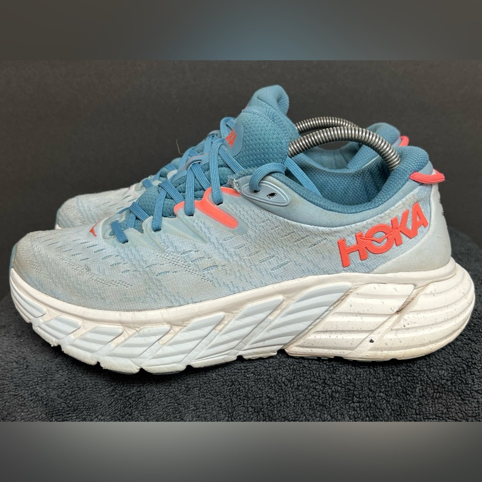 Hoka One One Gaviota 4 1123199bfpa Women's Size 10 B Blue Running Shoes